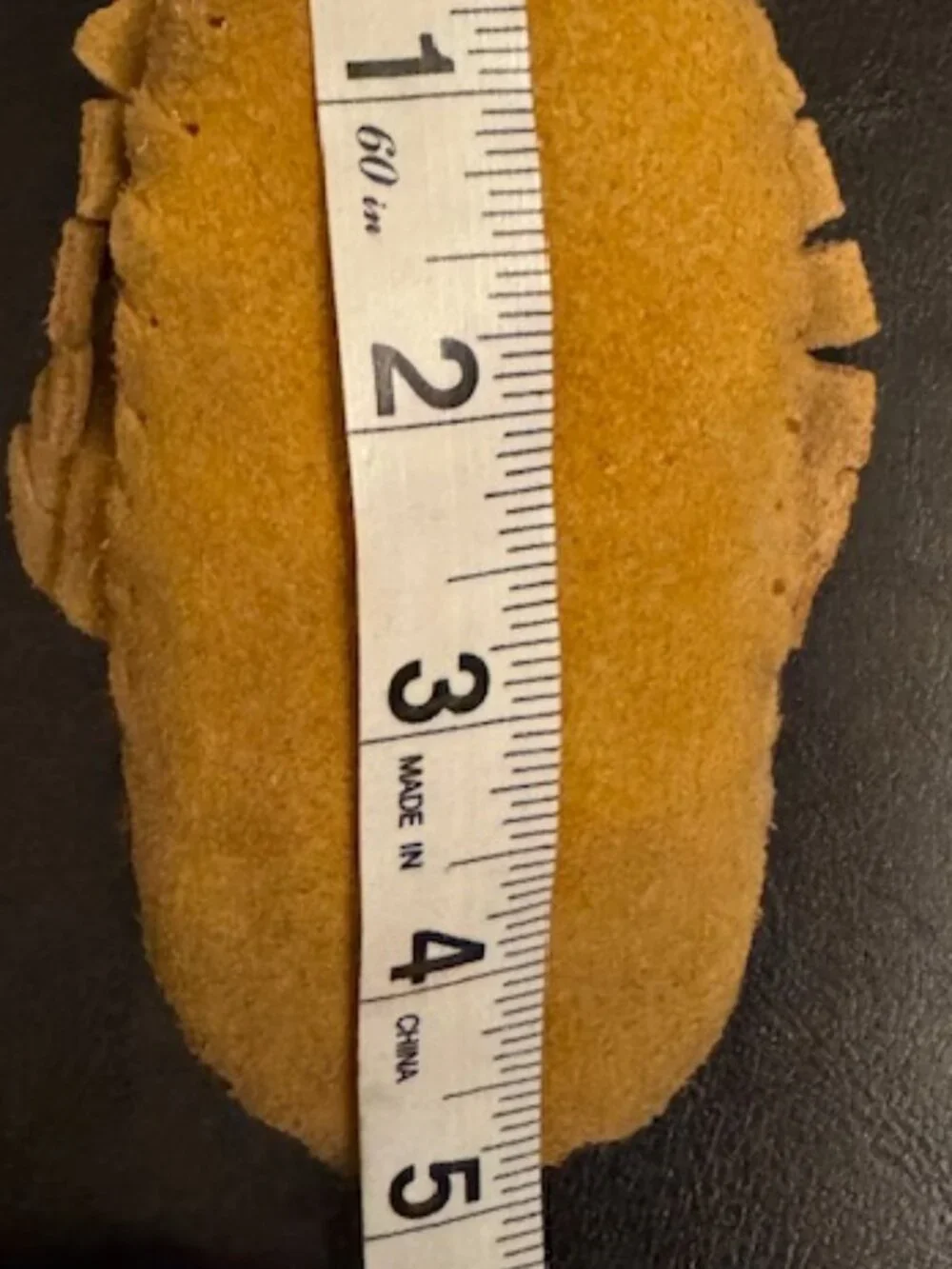 Vintage Native American Beaded Suede Leather Baby Child Moccasins